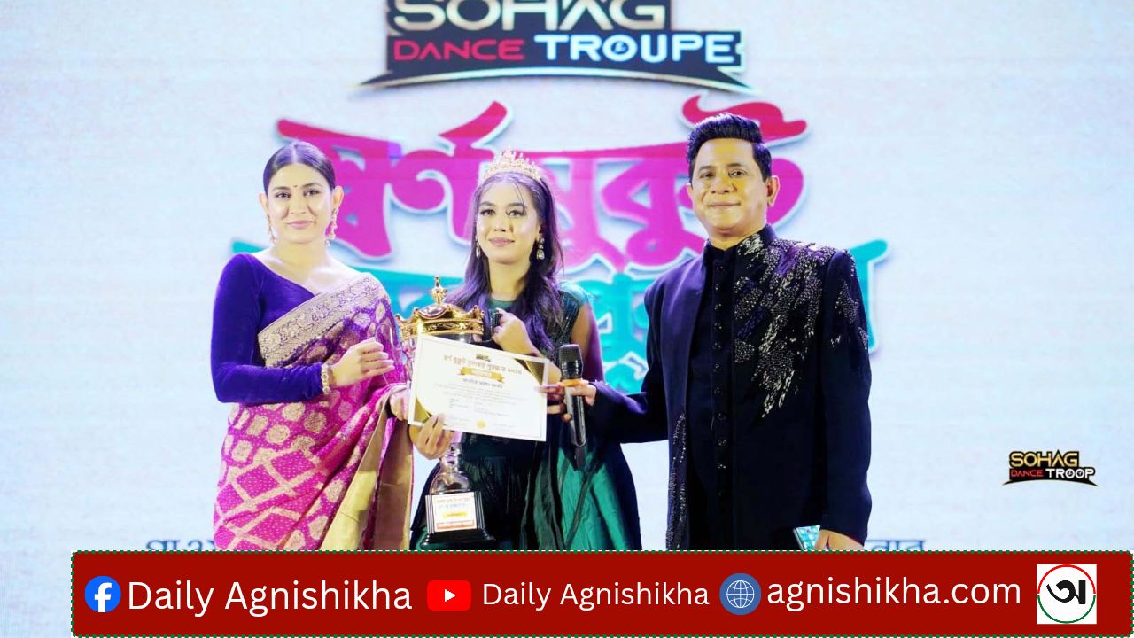 জমকালো আয়োজনের মধ্য দিয়ে পর্দা নামল স্বর্ণ মুকুট নৃত্যরত্ন পুরস্কার-২০২৫ এর