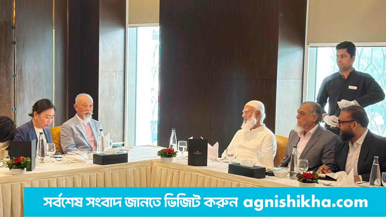 জাপানের নিপ্পন ফাউন্ডেশনের চেয়ারম্যানের সঙ্গে বিরোধীদলীয় নেতার সৌজন্য সাক্ষাৎ