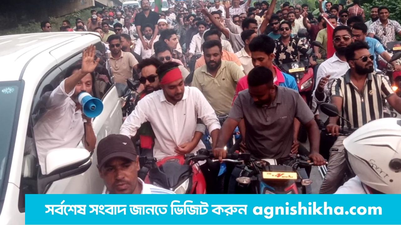 চিকিৎসা শেষে সিরাজগঞ্জে নেতাকর্মীর উষ্ণ সংবর্ধনায় বাচ্চু