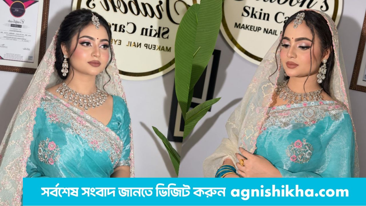  ব্রাইডাল ফটোশুটে জারা মনির নান্দনিক উপস্থিতি